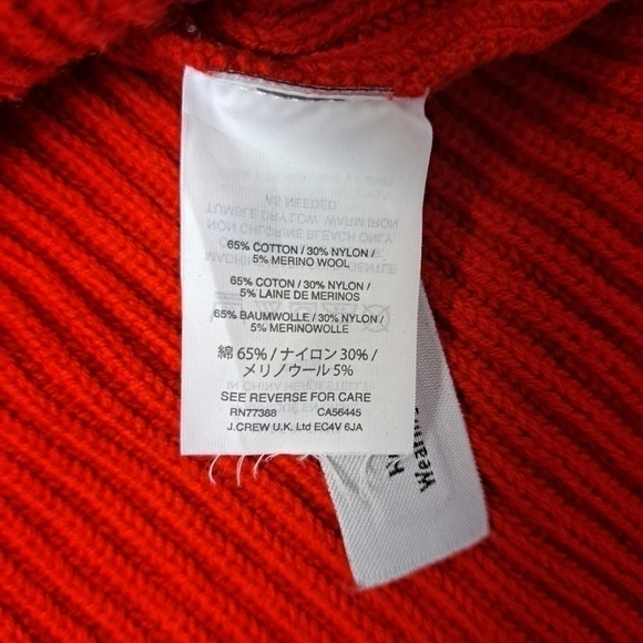 J.CREW red Ribbed Sleeveless Sweater - Picture 7 of 10